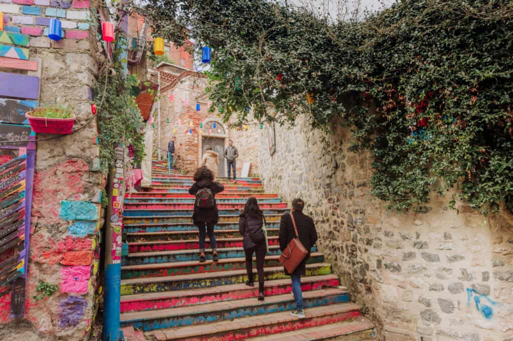 Balat is a colorful, vibrant neighborhood in Istanbul, perfect for photo shoots.