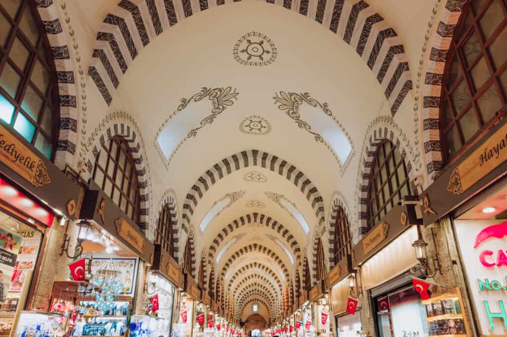 The spice bazaar in Istanbul