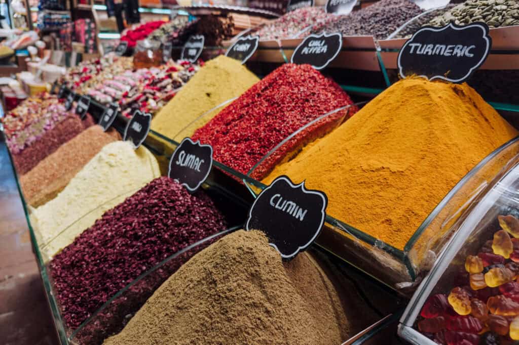 The spice bazaar in Istanbul