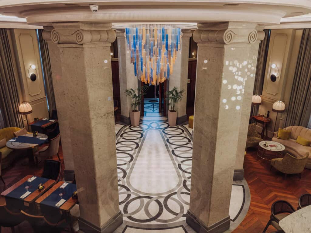 View of the lobby at the Orientbank Autograph Collection