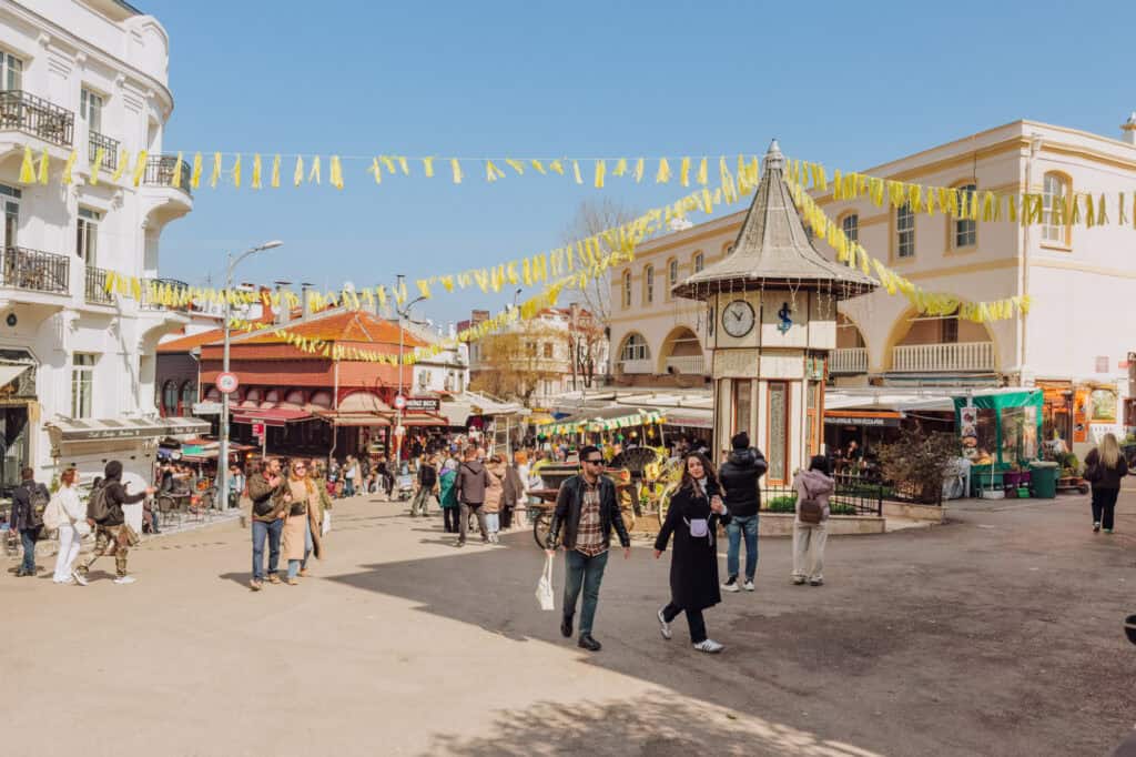 The main town center on Buyukada