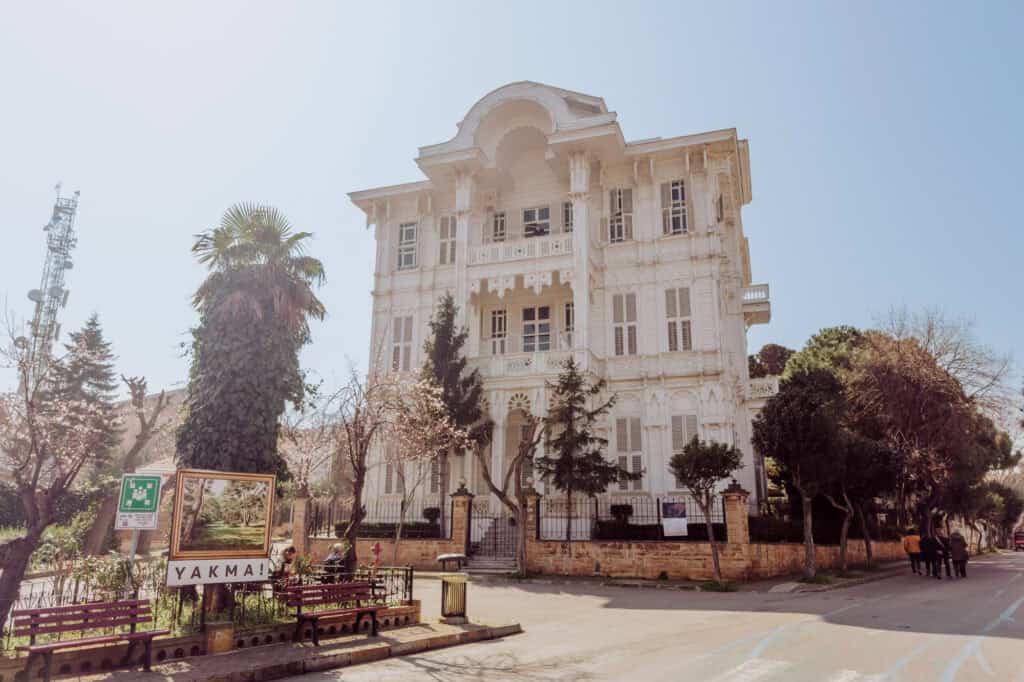 One of the mansions on Buyukada