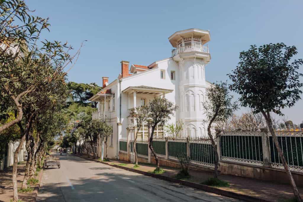 One of the Ottoman era mansions on Buyukada