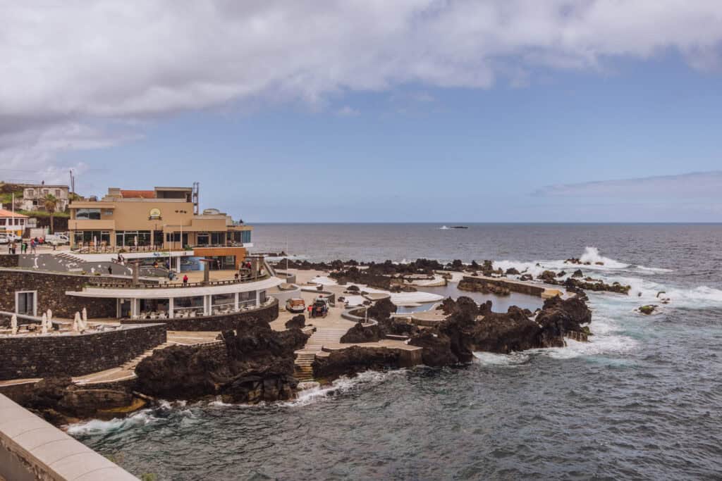 The natural swimming pool complex in Porto Moniz