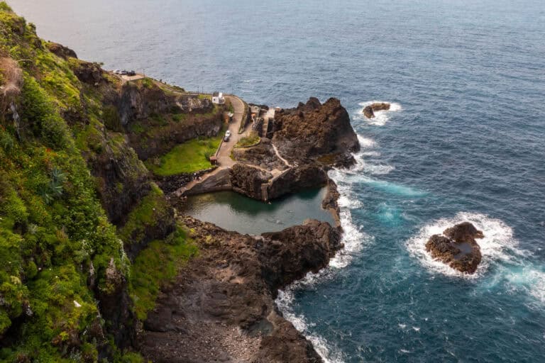 The natural pool at Seixal, Madeira