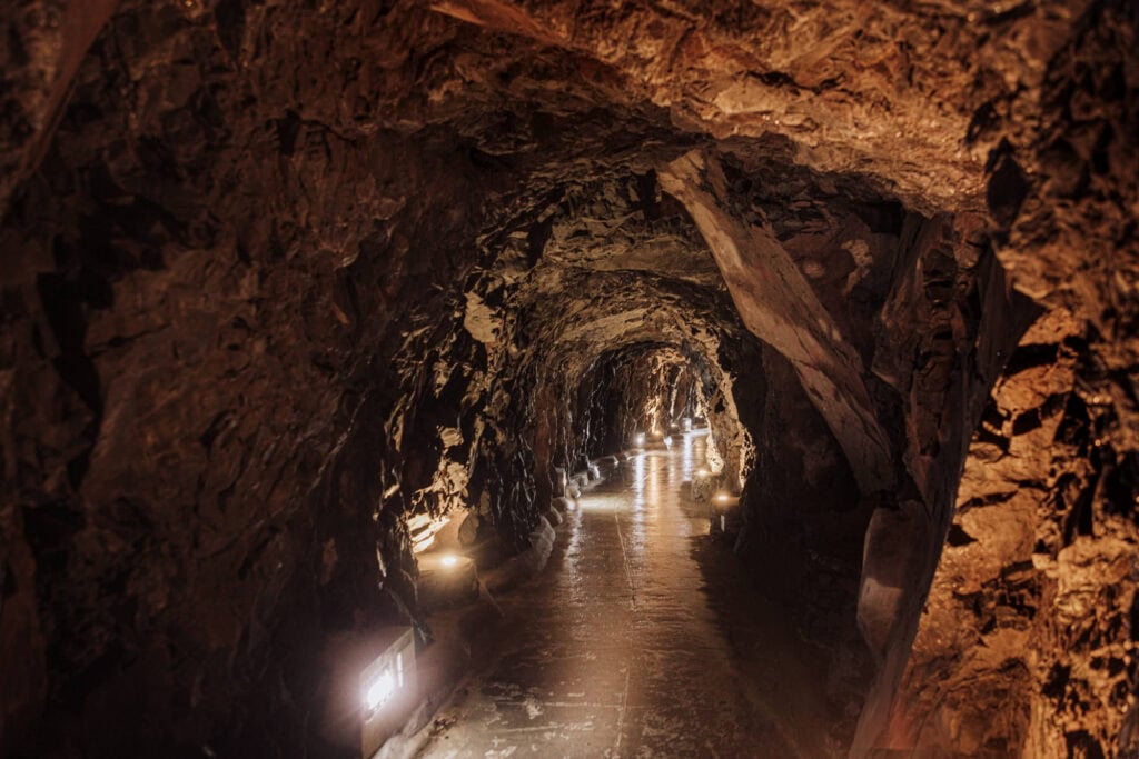 The tunnel in Funchal, Madeira, which leads to the beach