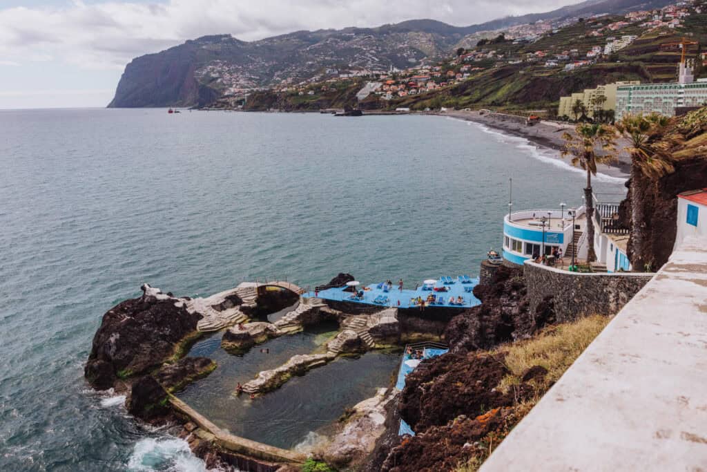 One of the natural pools on Madeira