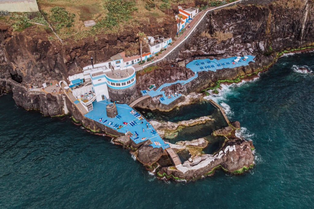 Doca do Cavacas, the natural pool near Funchal, Madeira