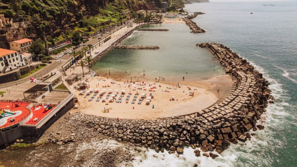 Calheta Beach on Madeira