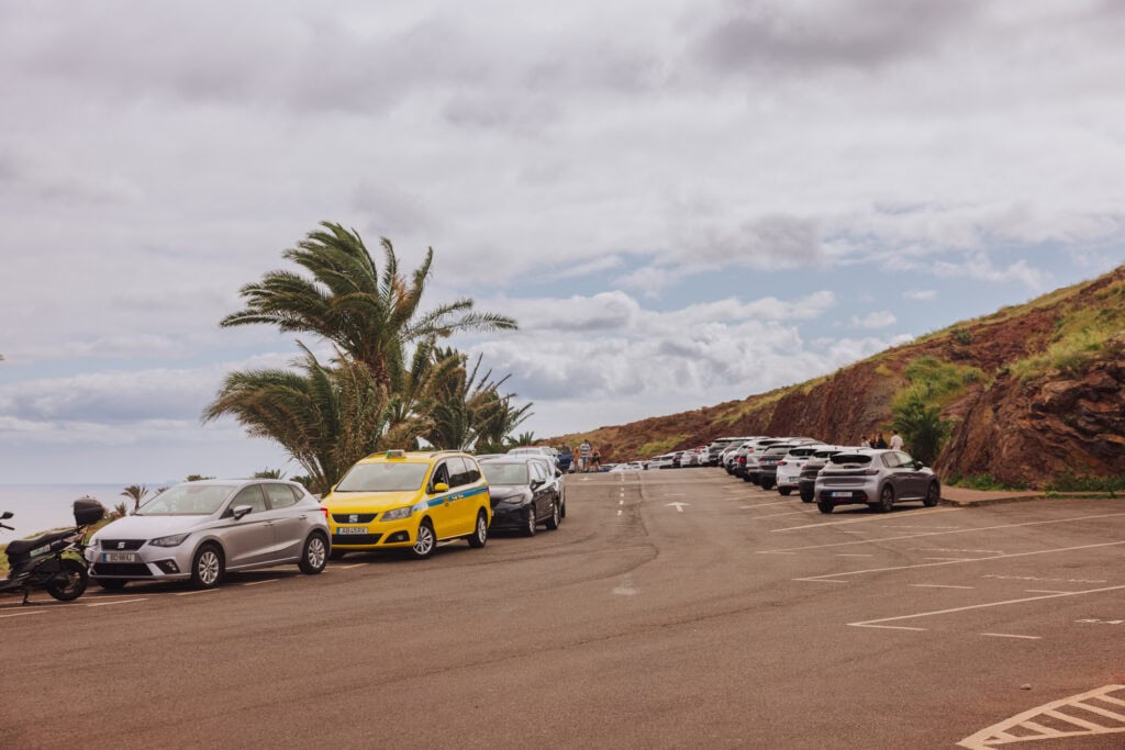 Parking at Sao Lourenco