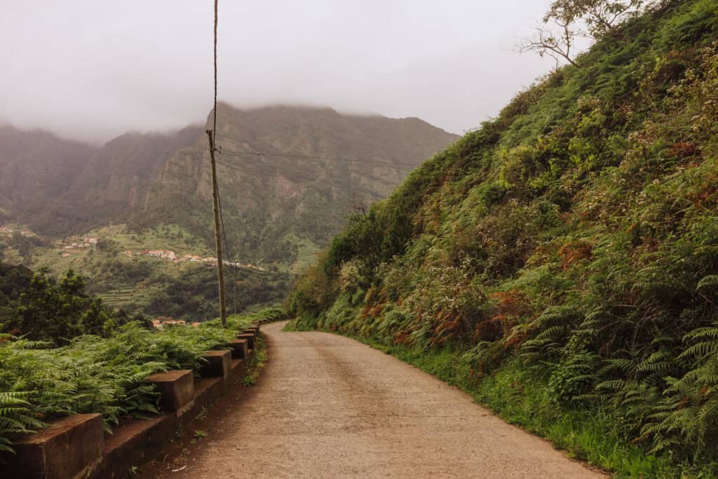Dirt road on Madeira