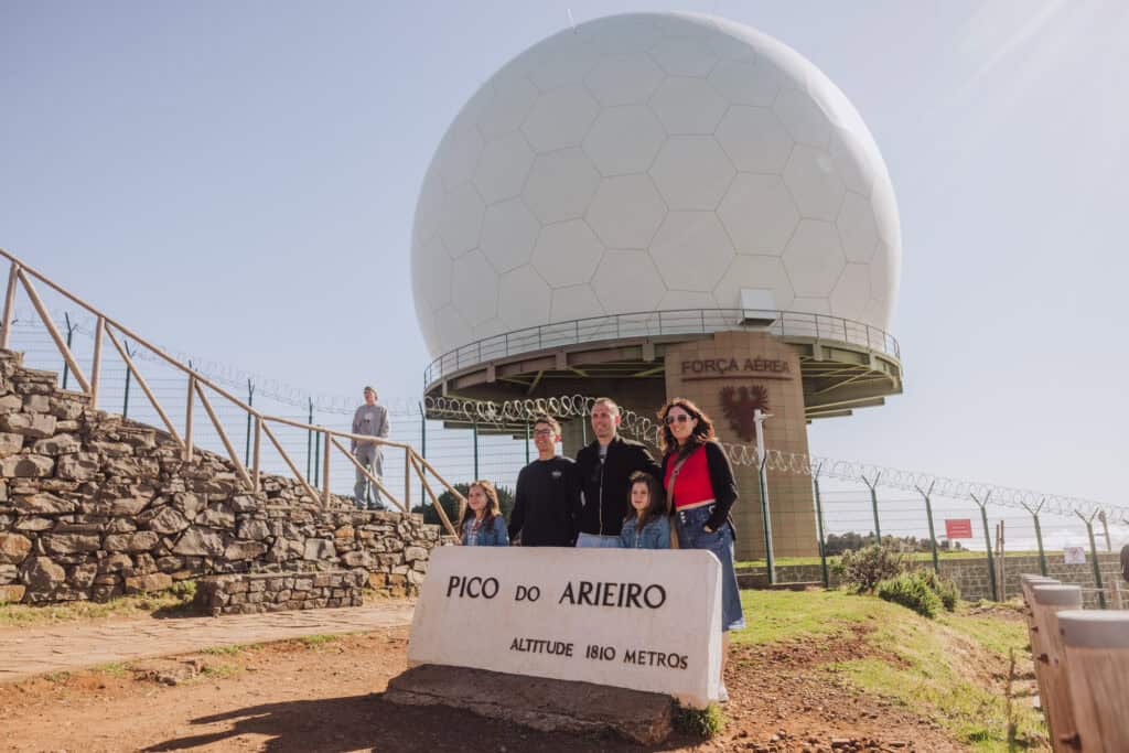 Portuguese Air Force radar station on Madeira