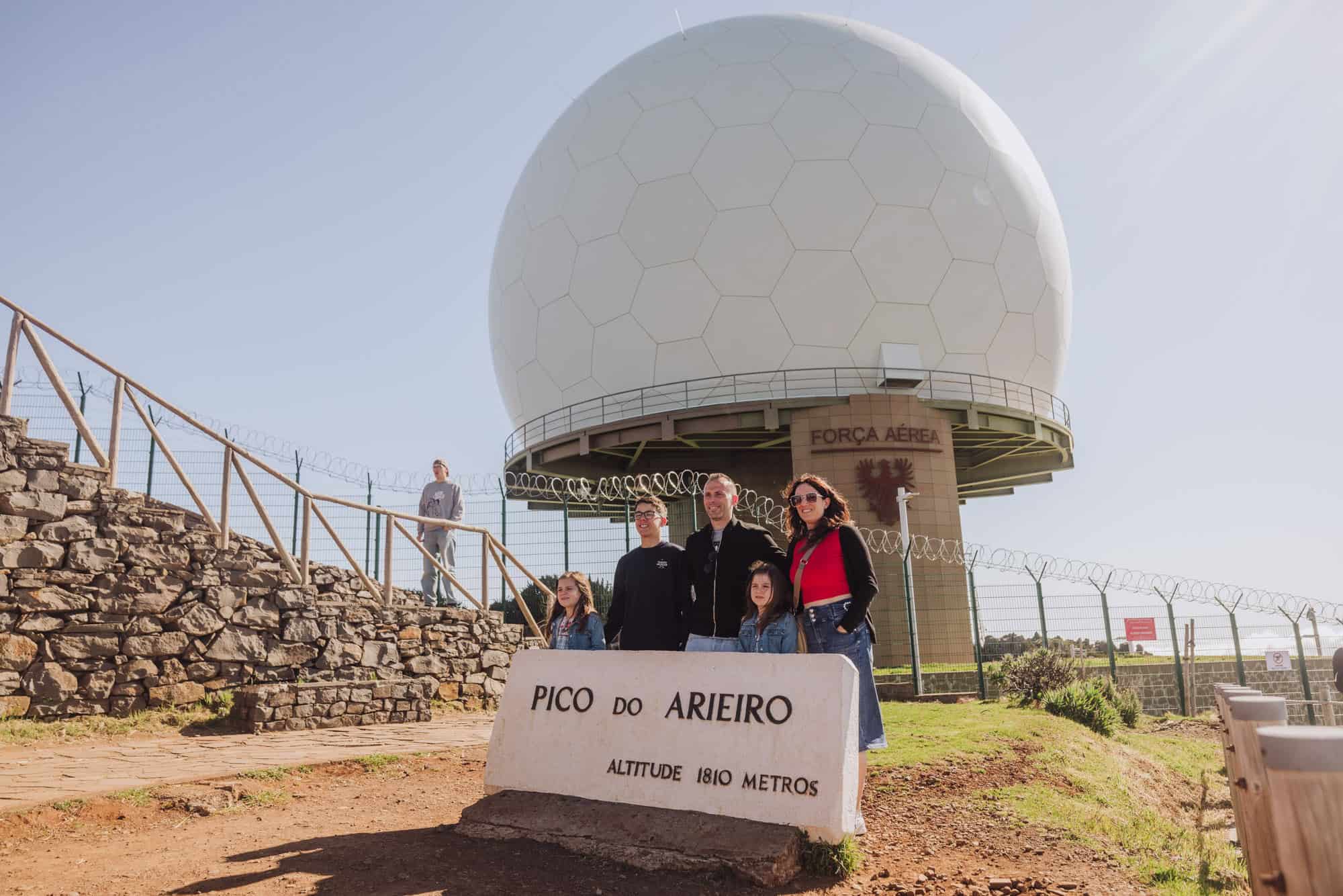 Portuguese Air Force radar station on Madeira