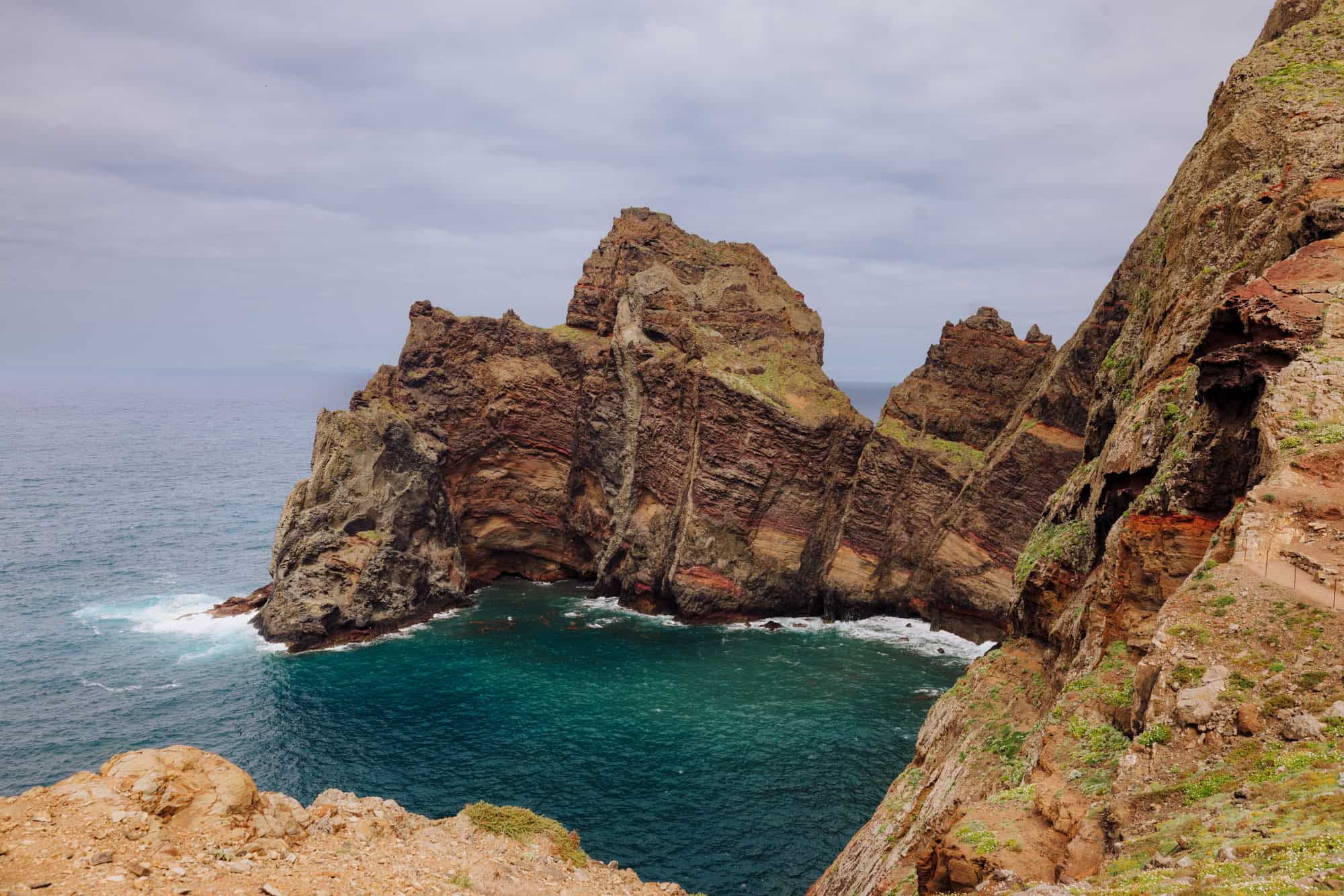 Sao Lourenco in eastern Madeira in May