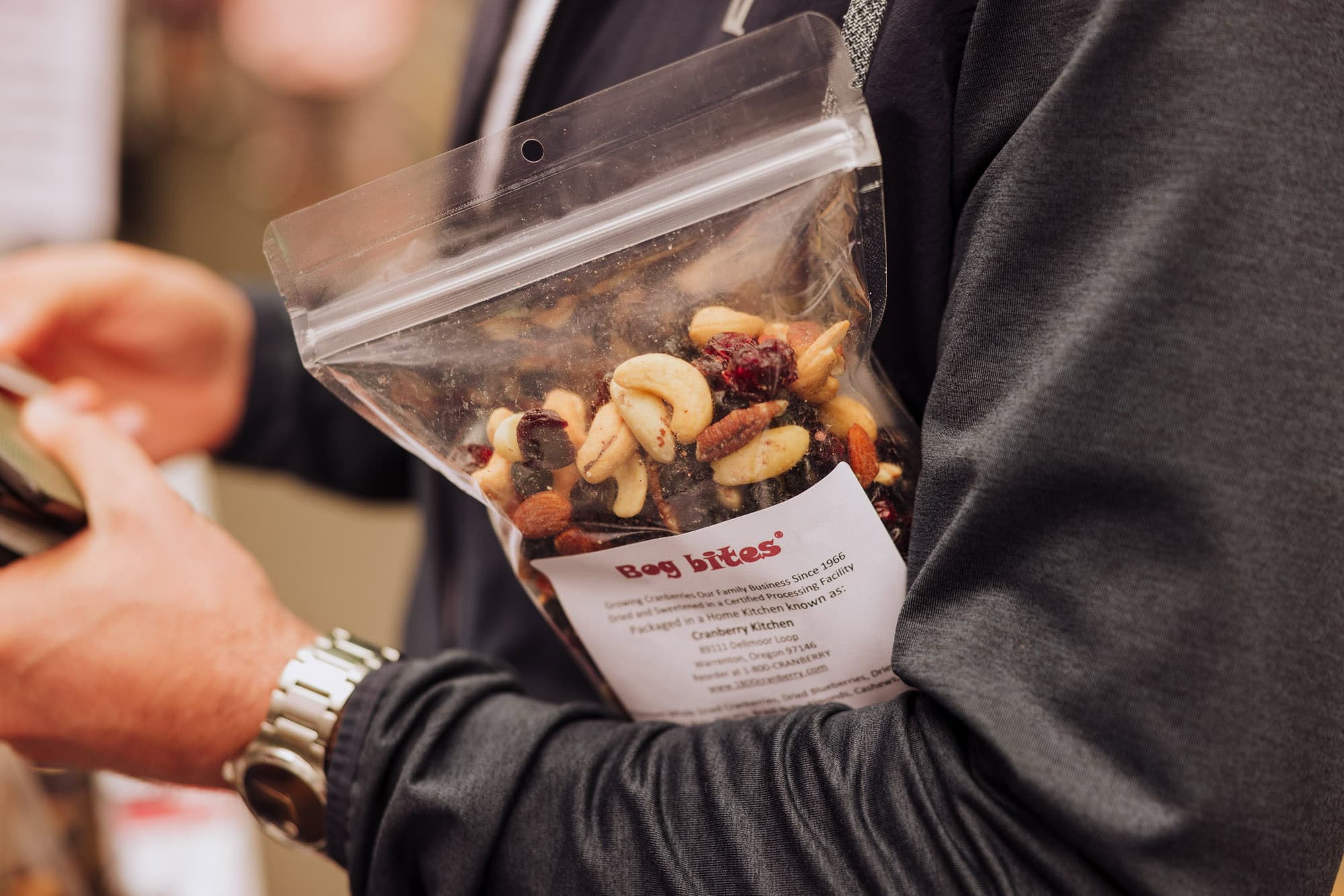 Mixed nuts and dried fruit