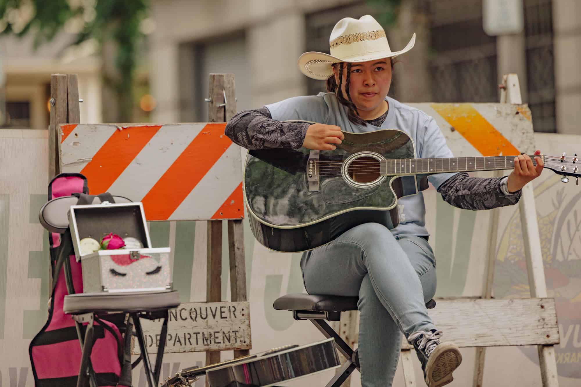 Live music at the farmers market
