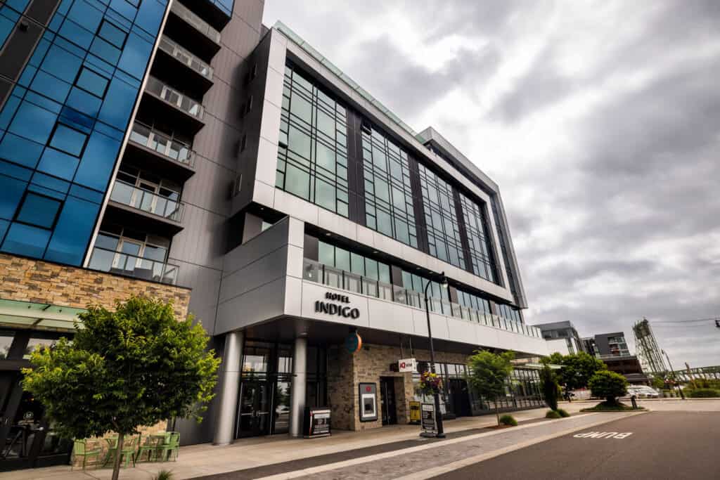 Hotel Indigo on the Vacounver, WA, waterfront