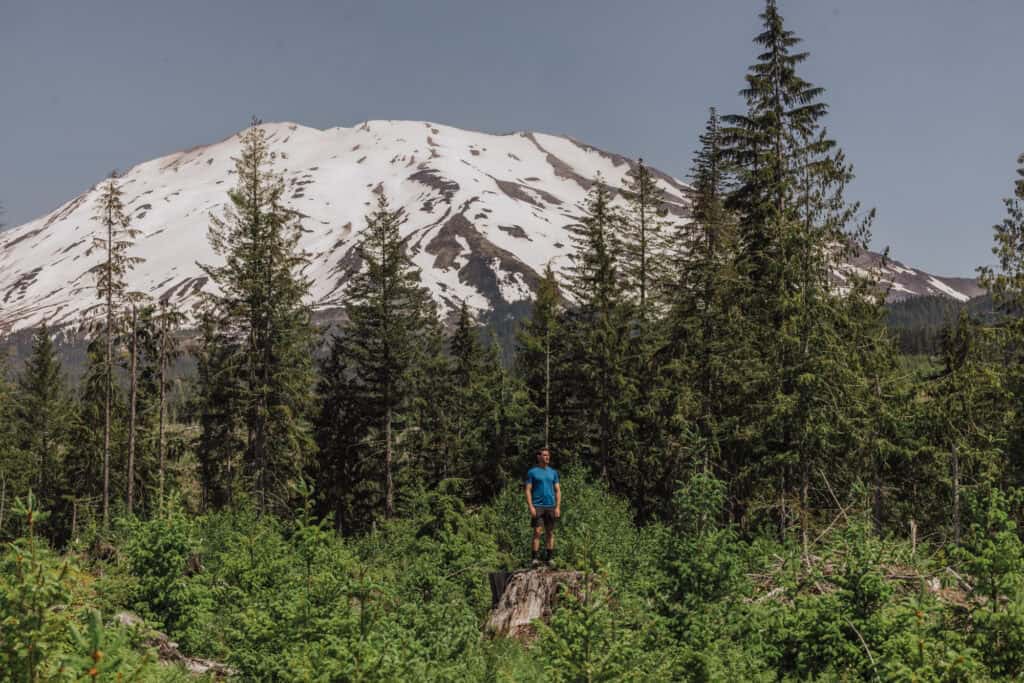 Jared Dillingham at Mount St. Helens