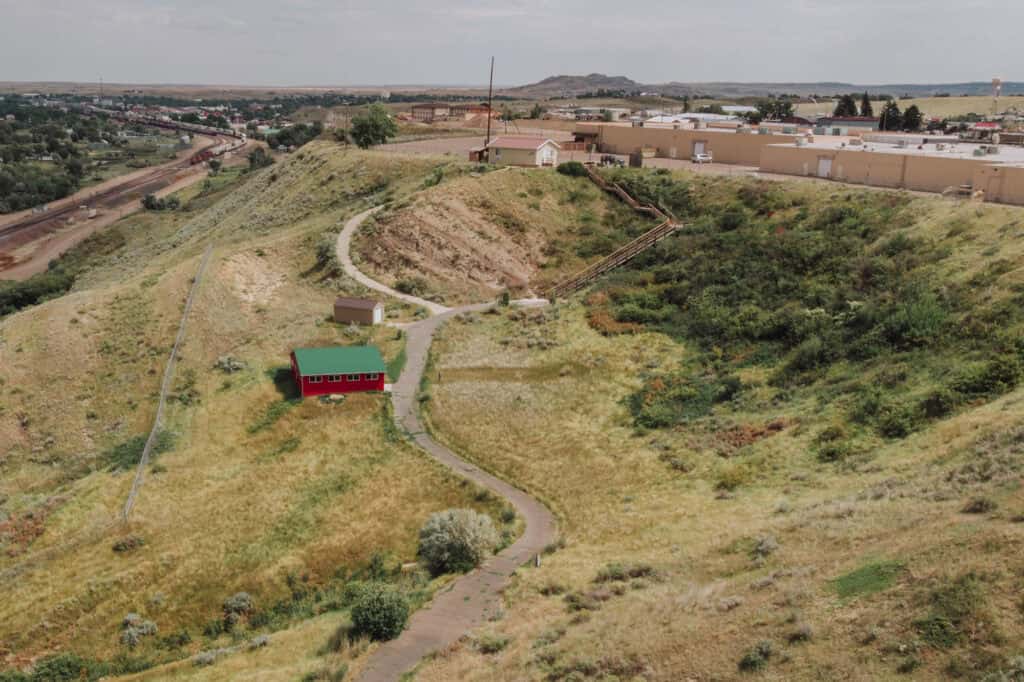 The buffalo jump in Havre, MT