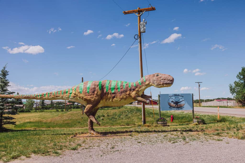 The Montana Dinosaur Center near Dupuyer, MT