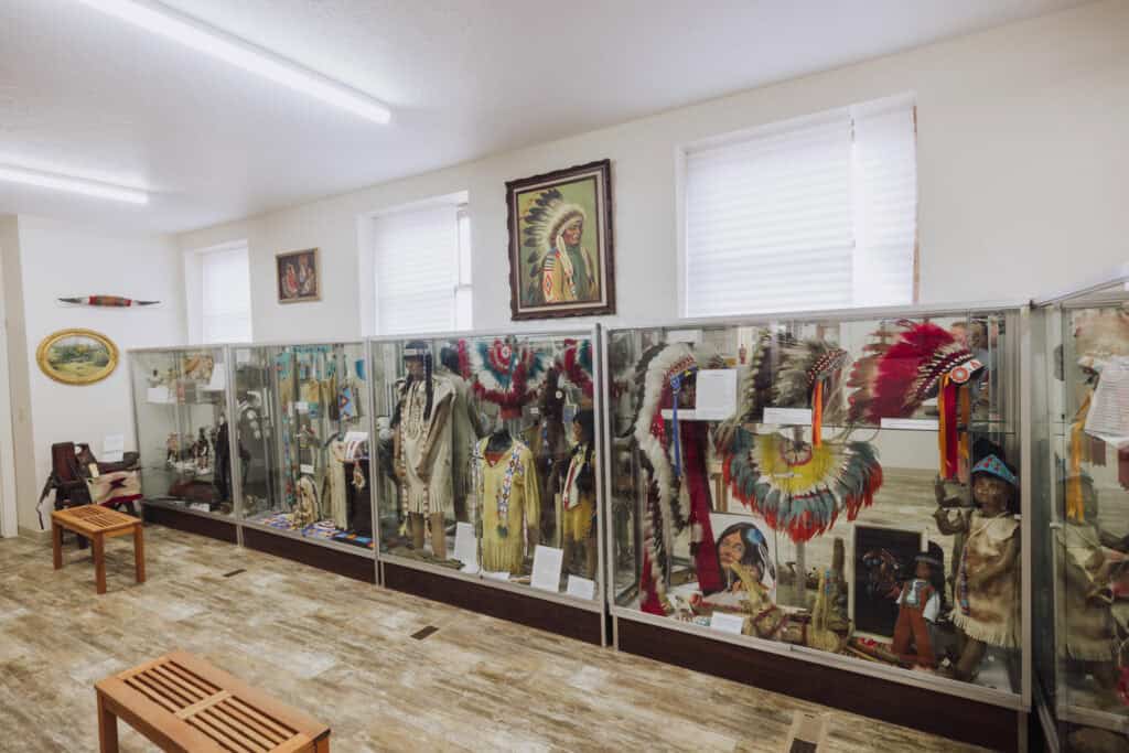 H Earl Clack Museum - Native American section