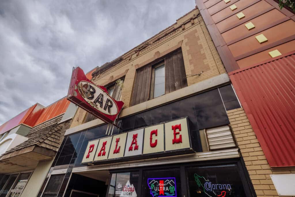 The Palace Bar in Havre, Montana