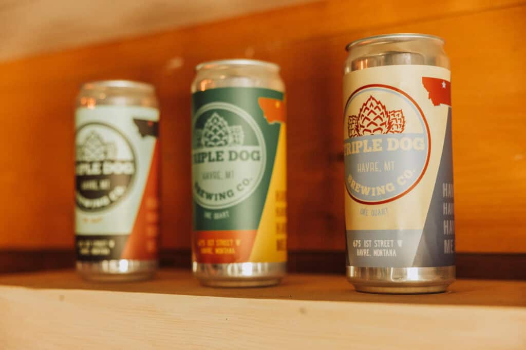 Beer at Triple Dog Brewing in Montana
