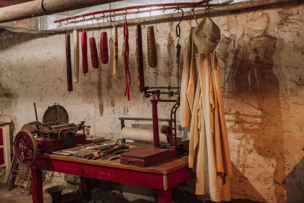 The butcher shop underground