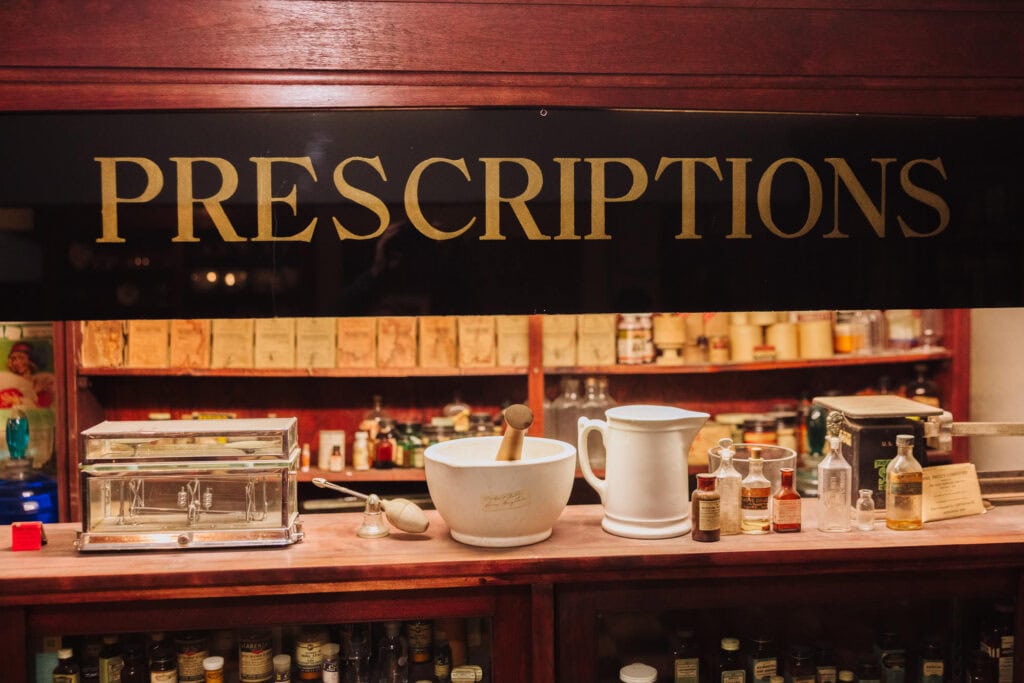 The old underground pharmacy