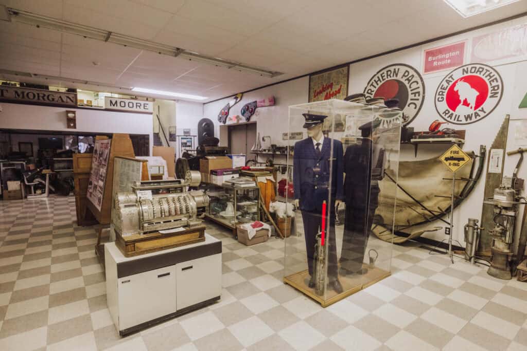 Railroad museum in Havre