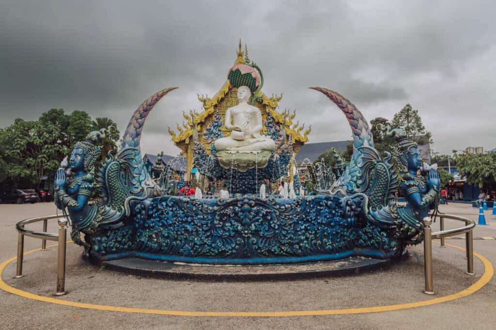 The Blue Temple in Chiang Rai Thailand