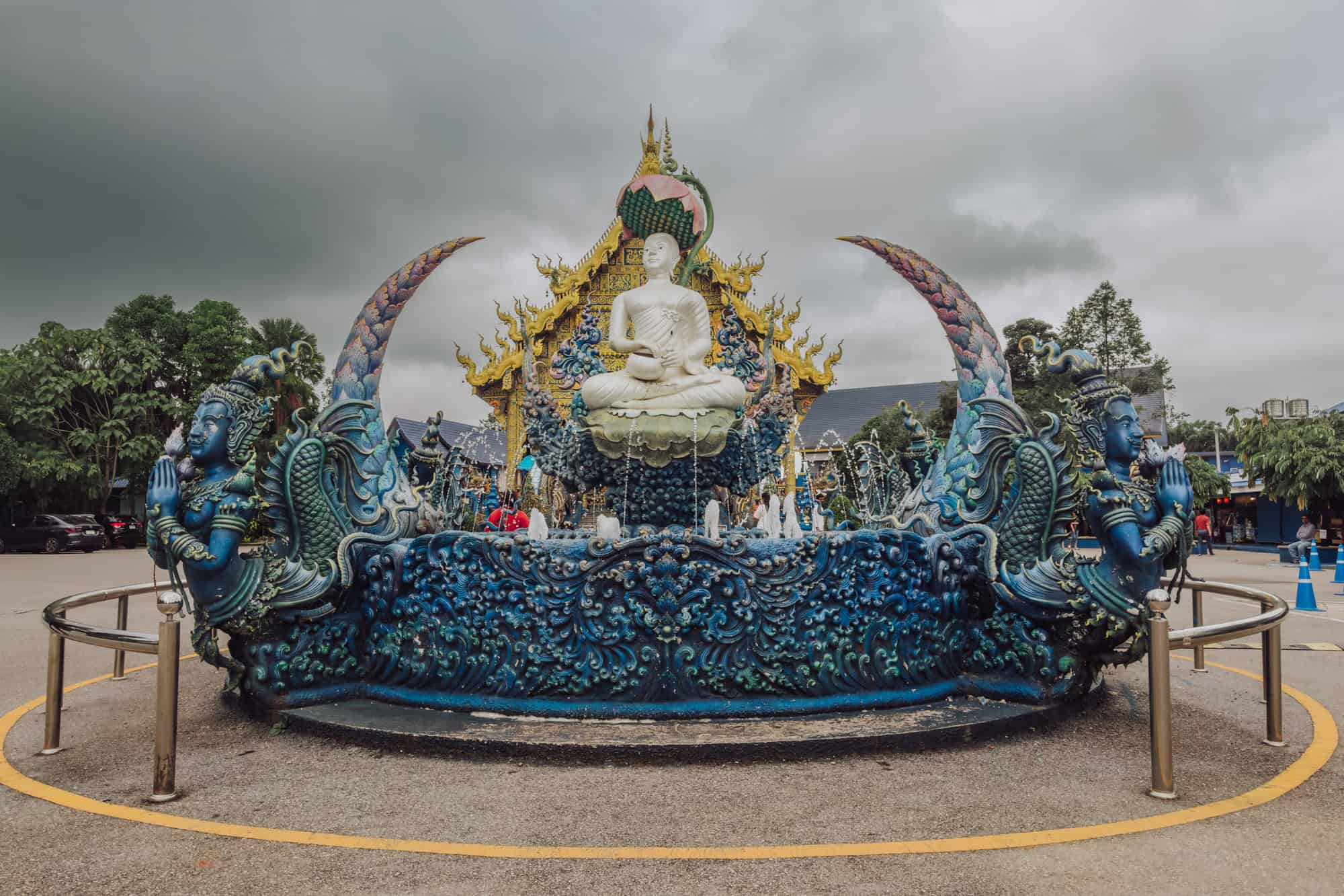 The Blue Temple in Chiang Rai Thailand