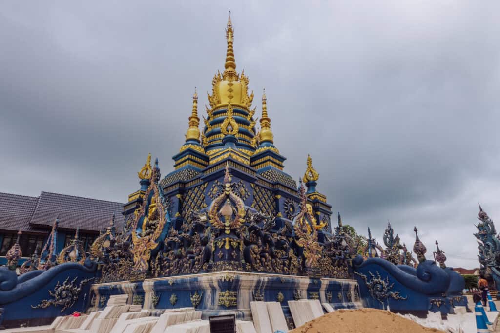 The Blue Temple is still under construction