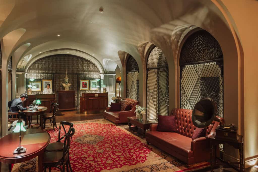 The lobby of Bangkok's Hotel Muse