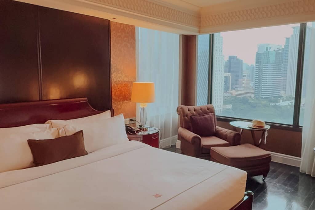 A room with a view of Bangkok at the Hotel Muse