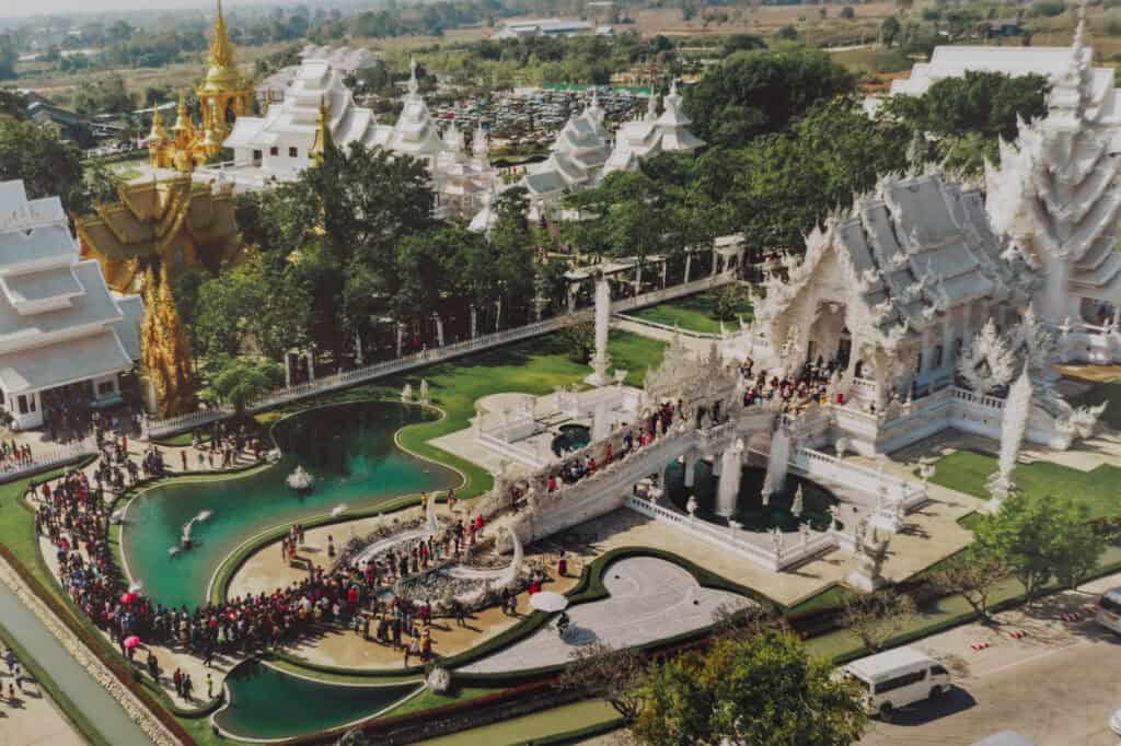 The opening of the White Temple in Thailand
