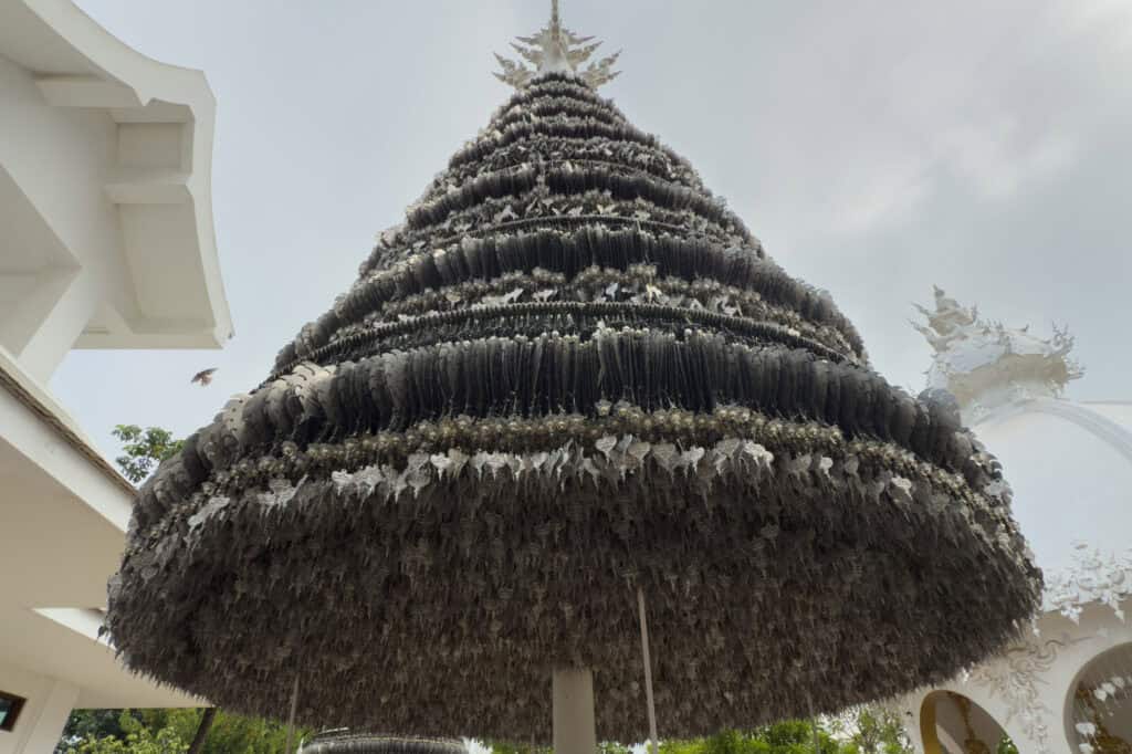 Bodhi Prayer Leaves in Thailand, near Chiang Rai