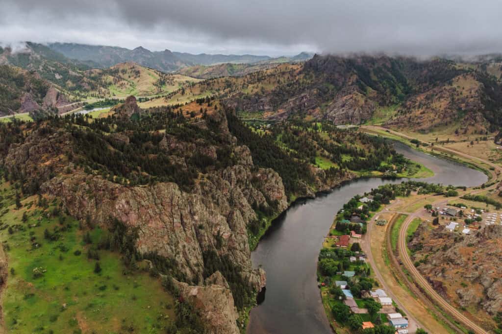 Beautiful scenery in Montana