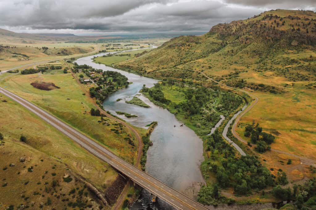 The Missouri River, between Helena and Great Falls, MT