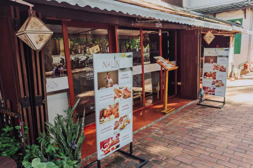 A massage spa in Luang Prabang