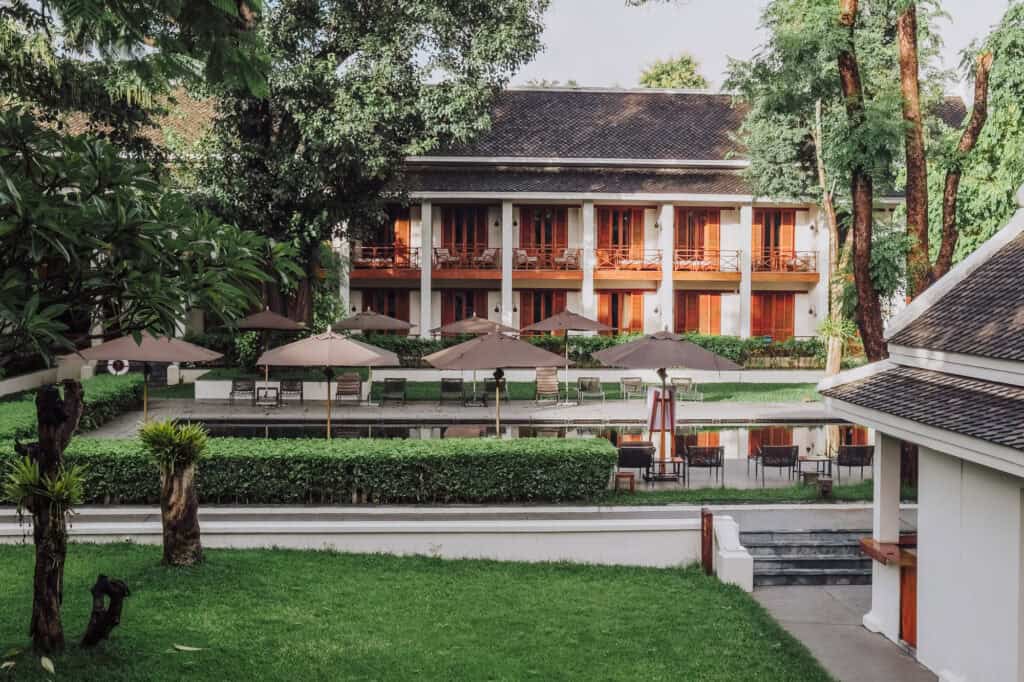 The pool and property at the Avani+