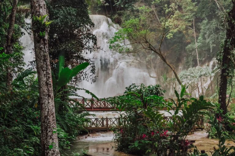 Kuang Si Waterfalls in Laos
