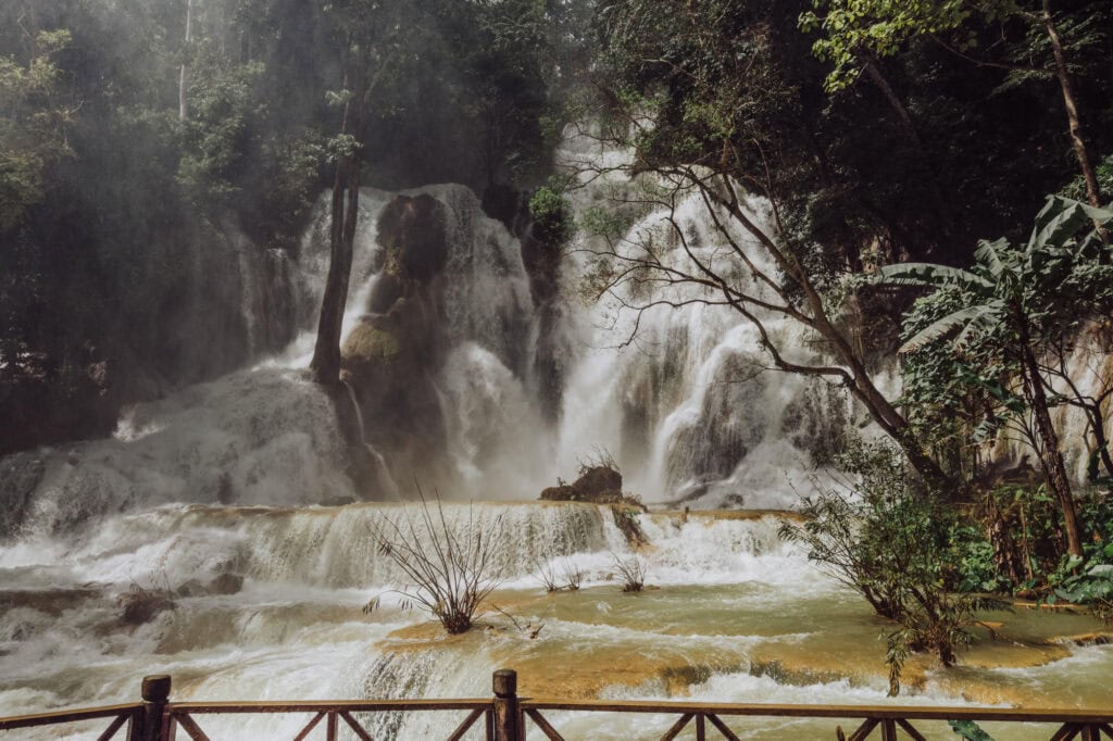 Kuang Si Waterfall in Laos
