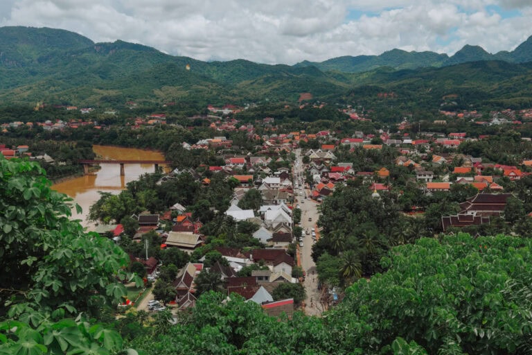 A view of Luang Prabang, Laos