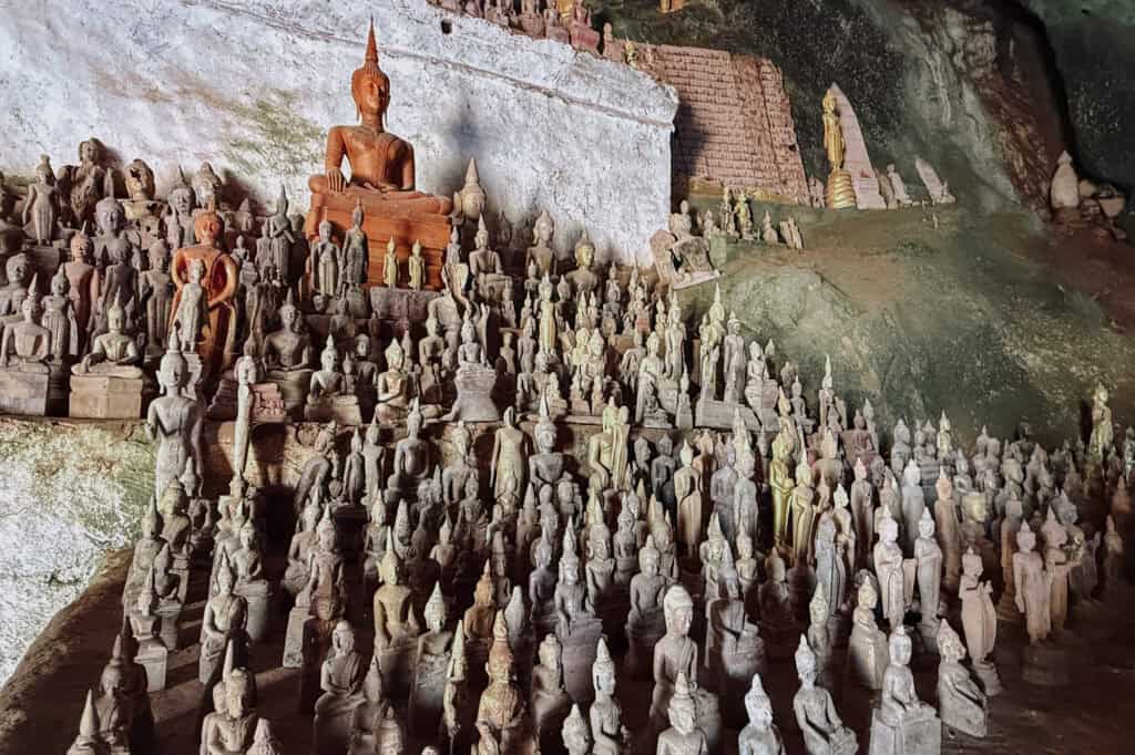 The Thousand Buddha Cave near Luang Prabang