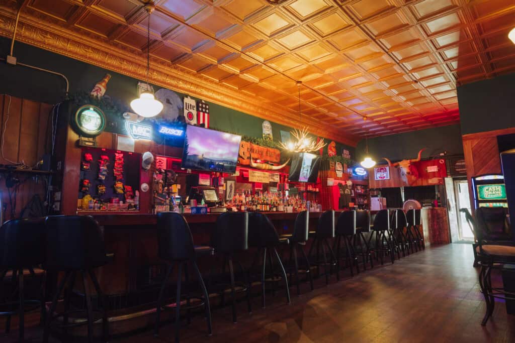 The historic Palace Bar in Fort Benton, MT