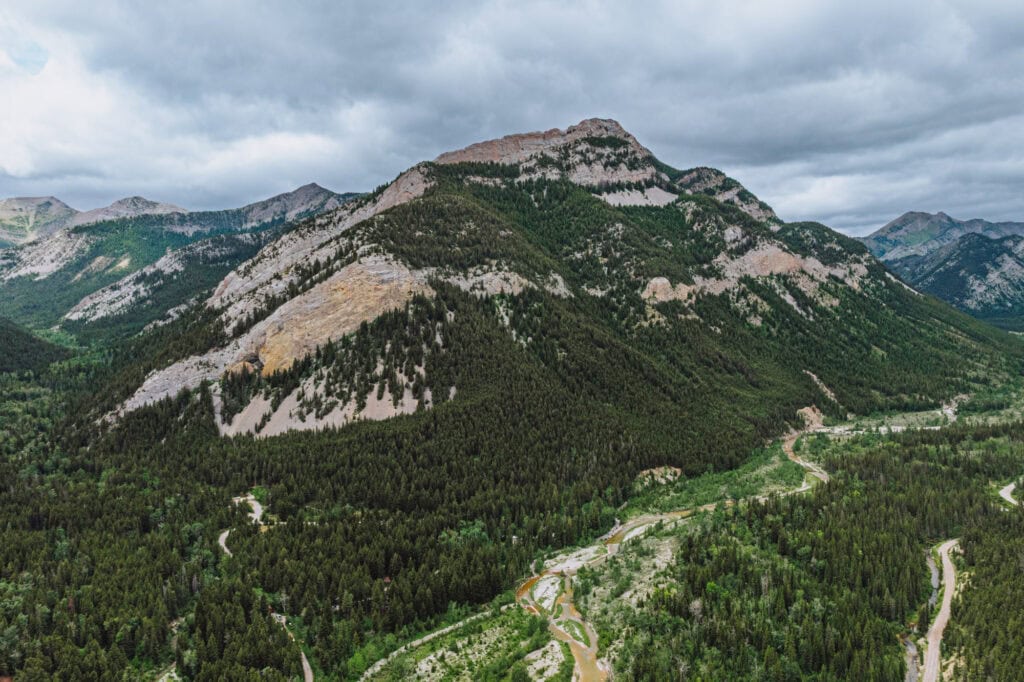 Tetons in the Bob Marshall