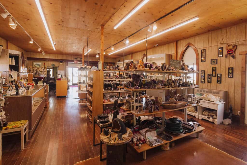 Inside a Montana gem and fossil store: Trex Agate