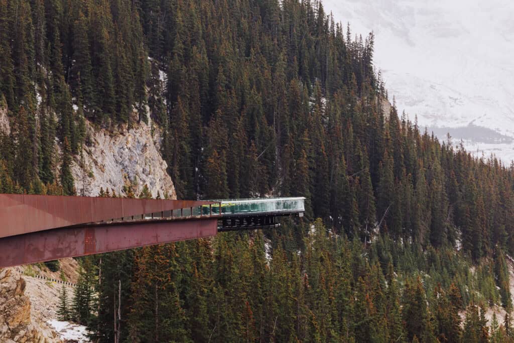 Columbia Icefield Skywalk, along the Icefields Parkway in Alberta, Canada