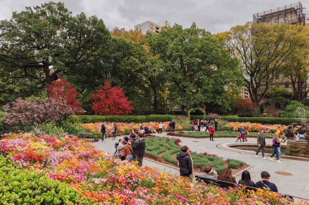 The Conservatory Garden in NYC's Central Park